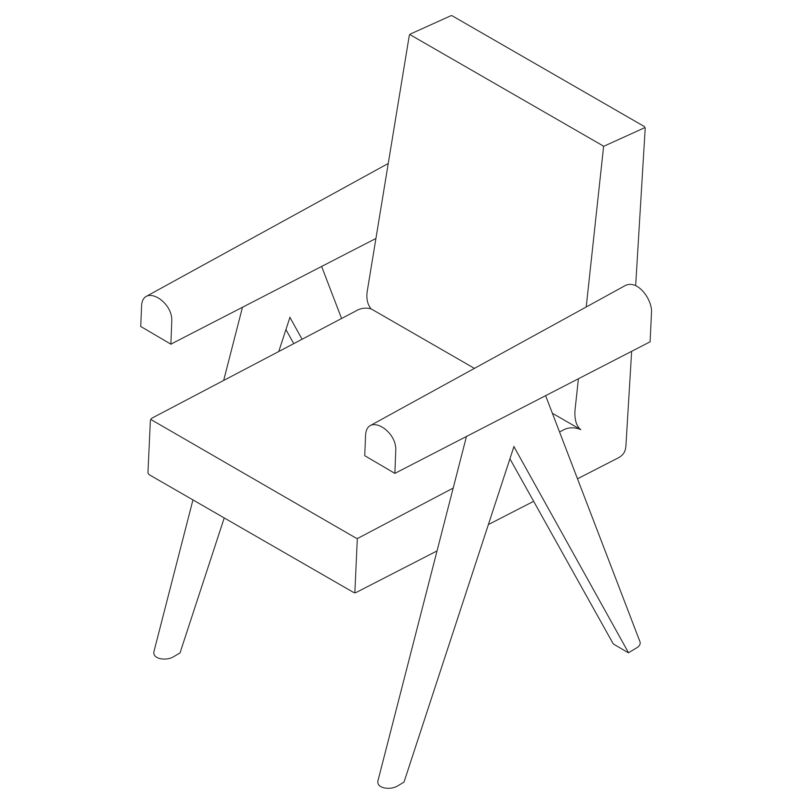 Upholstered Office Armchair 3