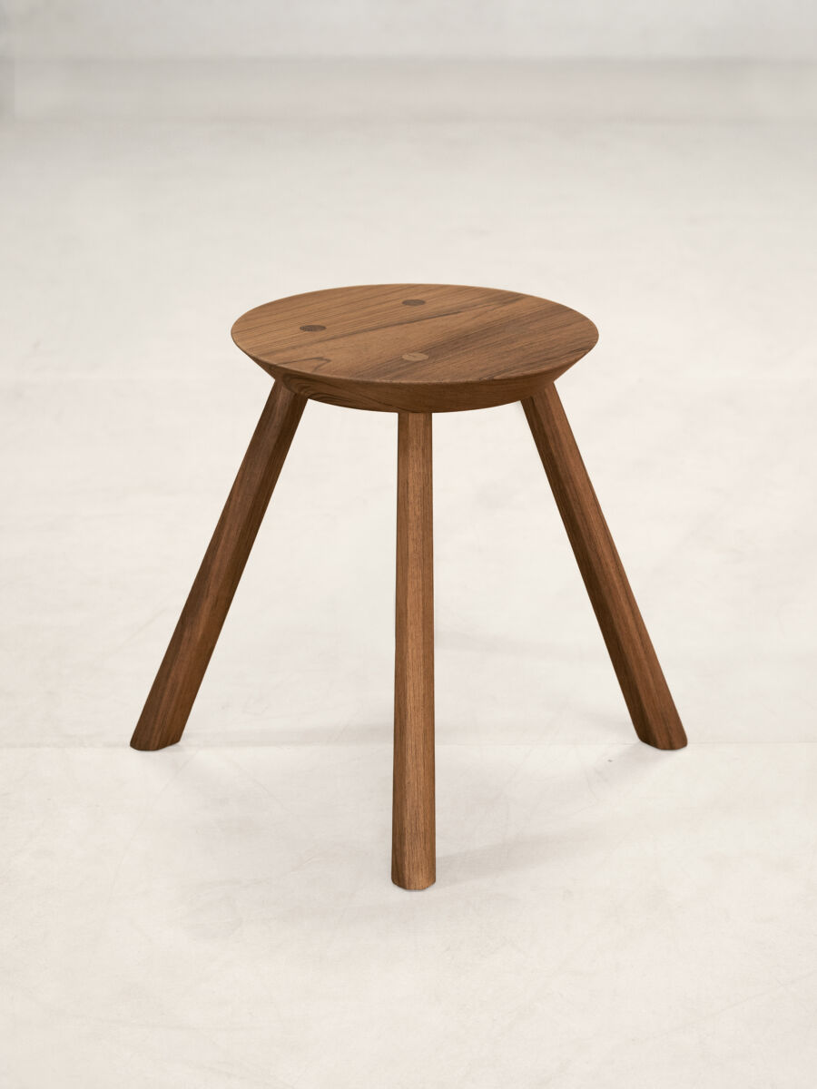 01 DW Stool Natural Standard Side
