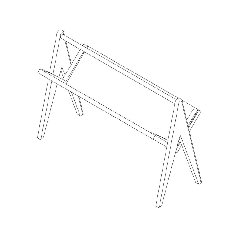 Portable Magazine Rack 03