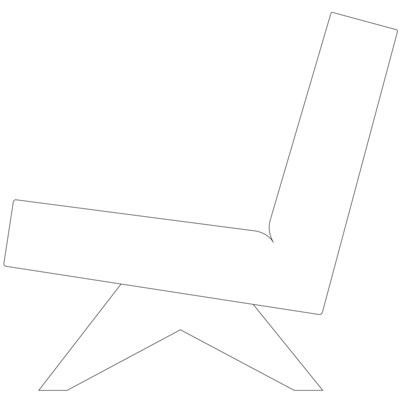 Upholstered Armless Chair 1