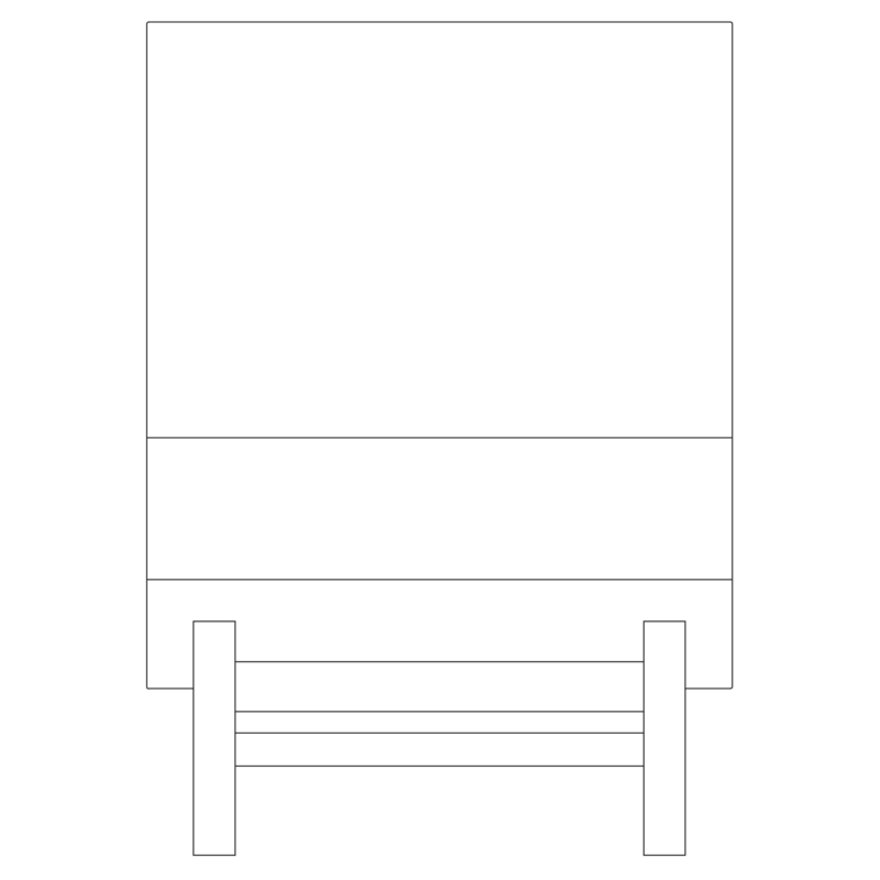 Upholstered Armless Chair 2