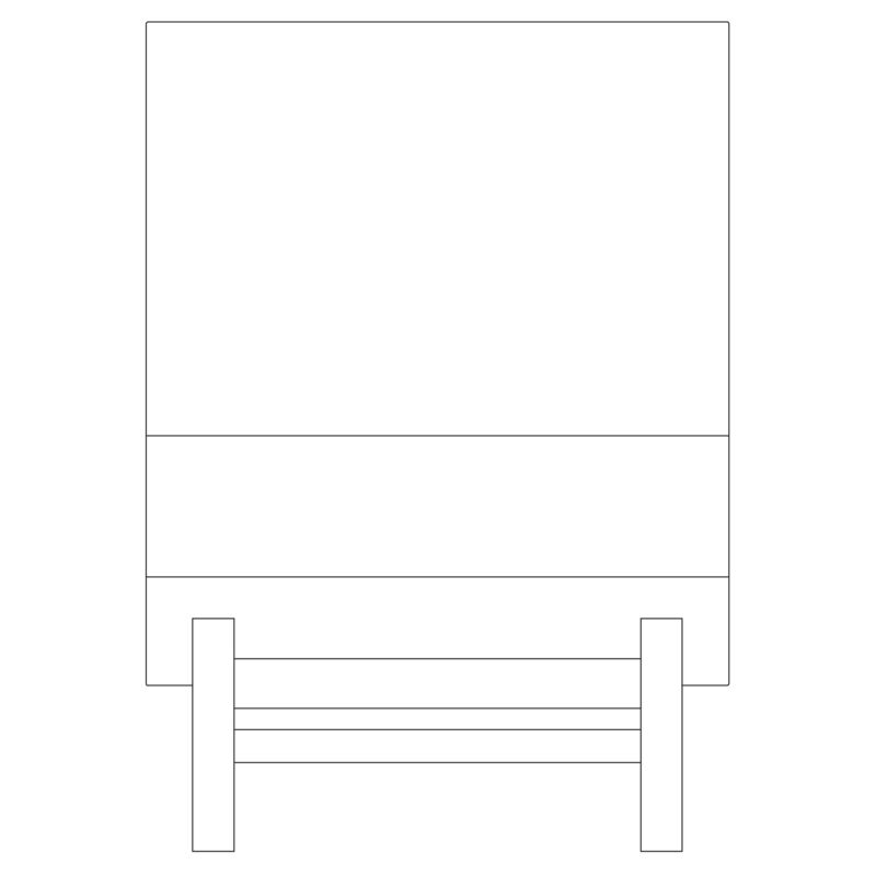 Upholstered Armless Chair 2