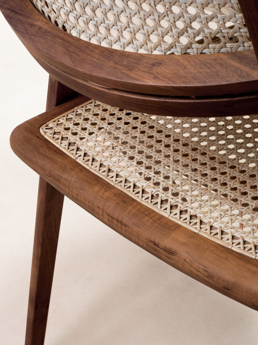 Muṅgāru Dining Chair – INODA+SVEJE, Teak & Cane, 2018 | Phantom Hands