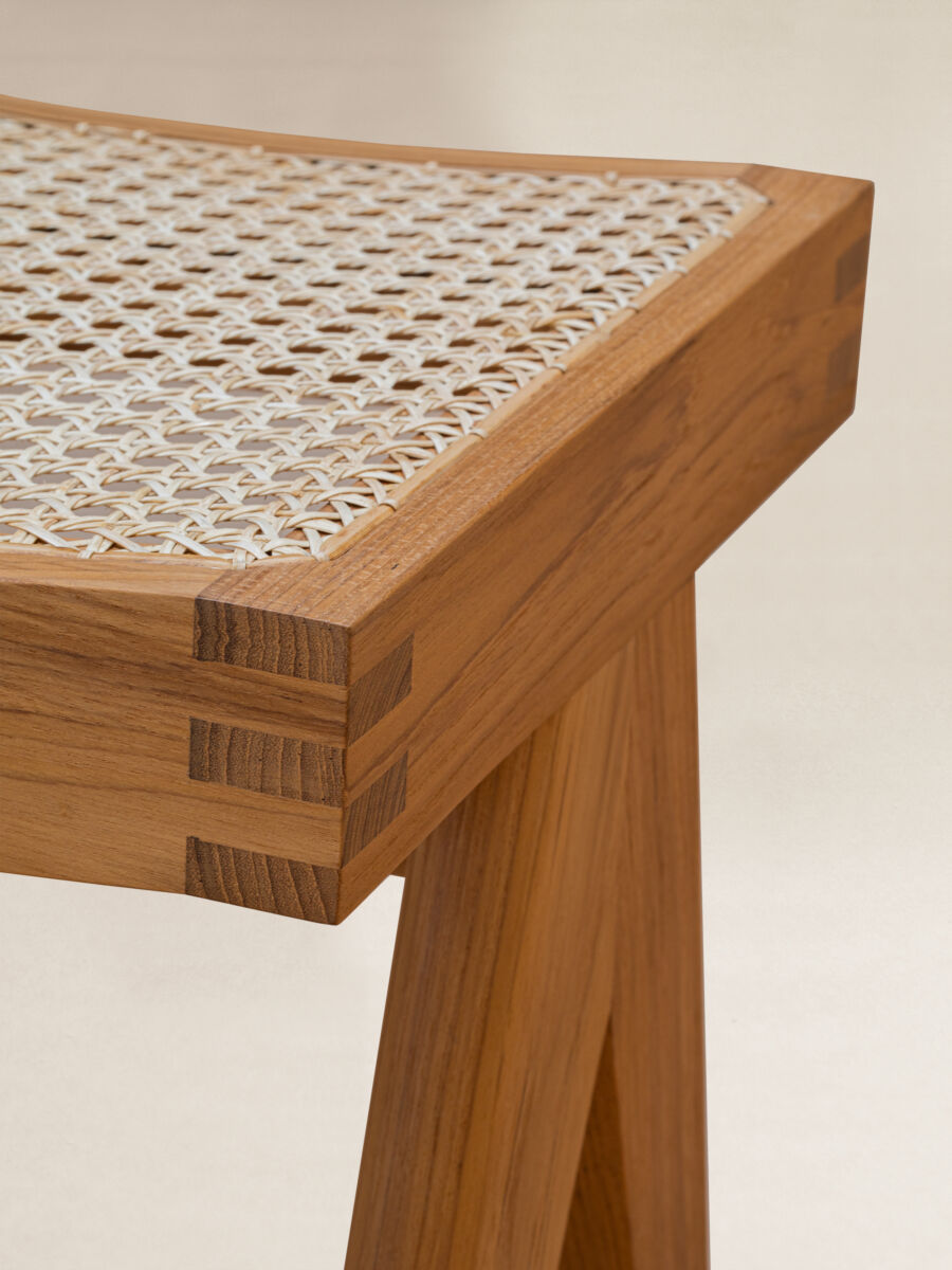 05 Low Cane Stool Detail Bb