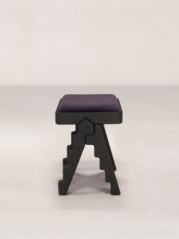 03 Black Ottoman Side Profile