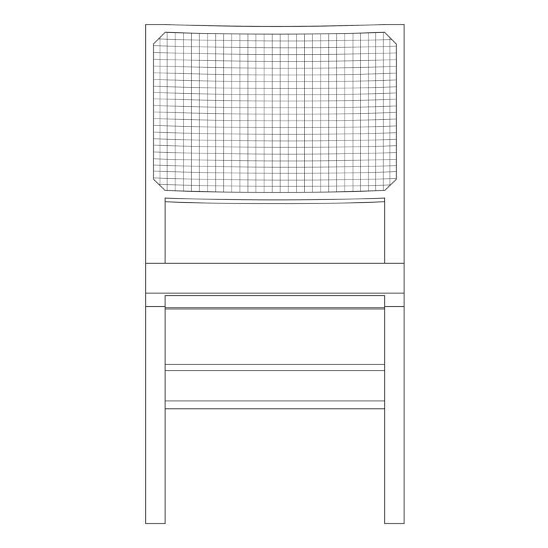 Armless Dining Chair 1