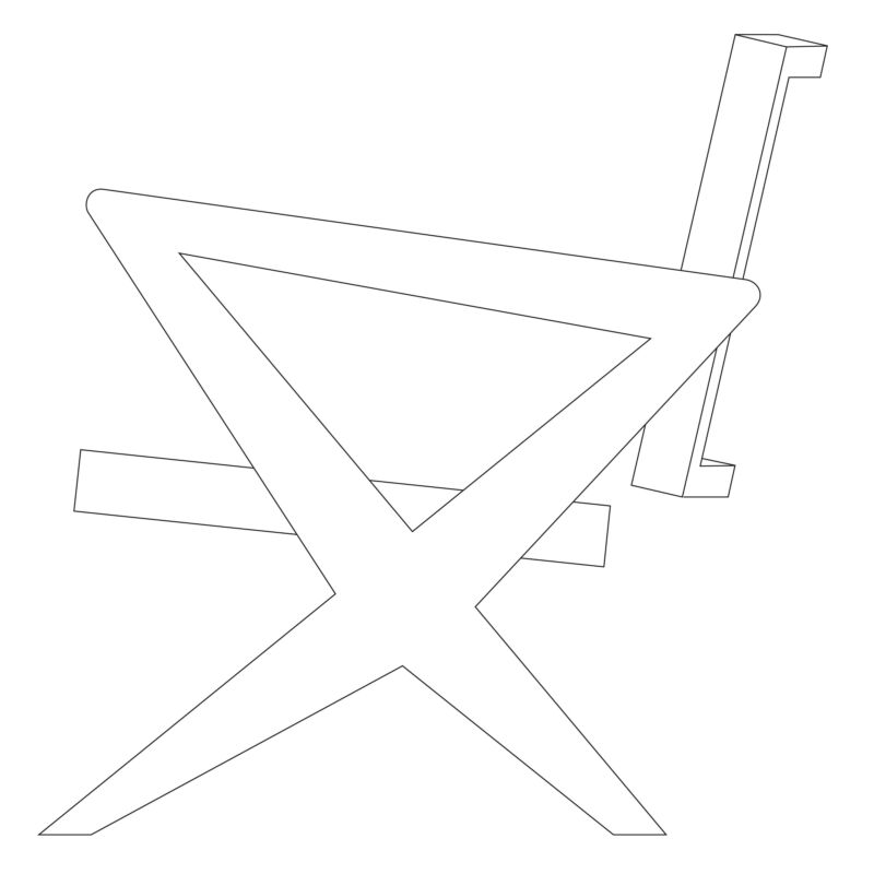 Cross Easy Armchair 1