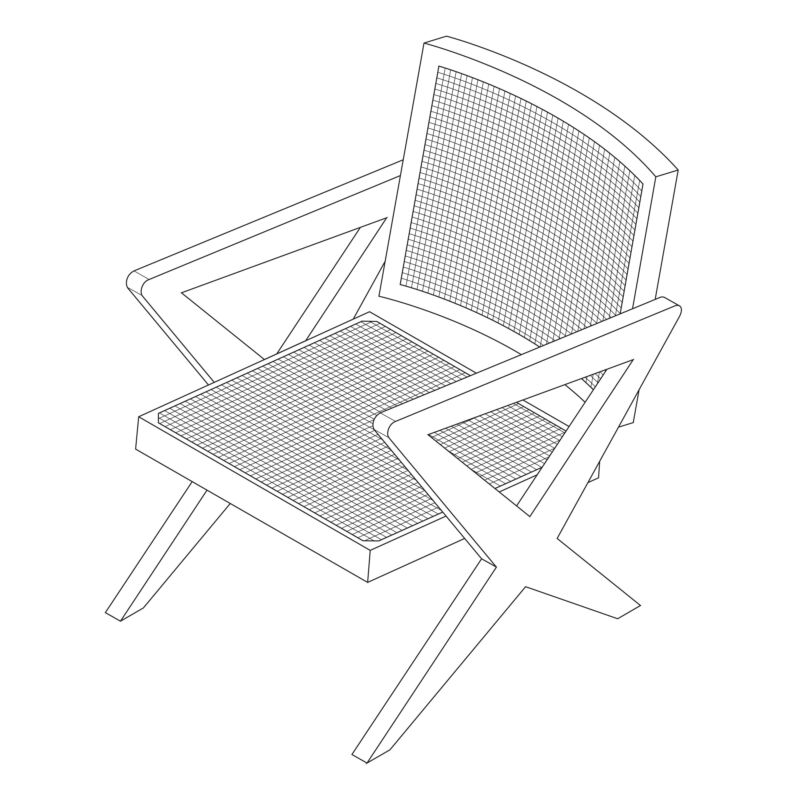 Cross Easy Armchair 2