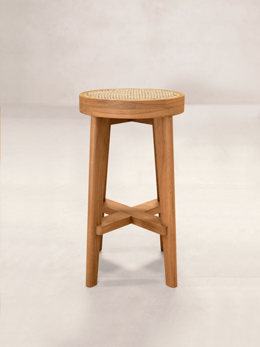 01 High Cane Seat Stool Isometric NT V2