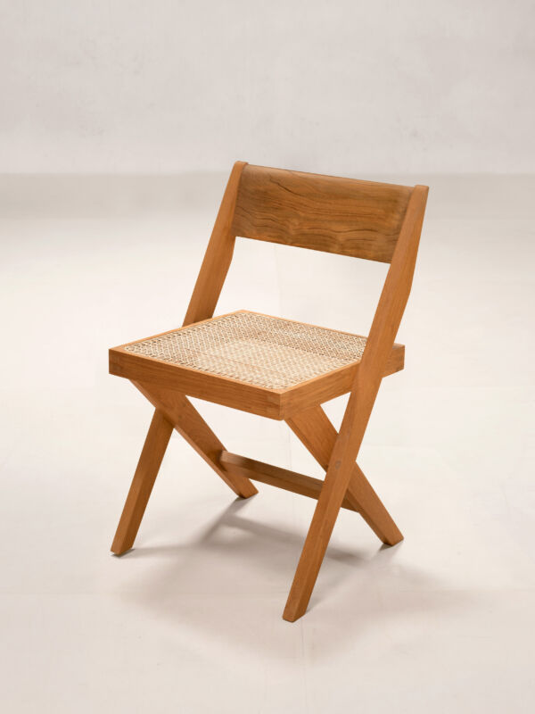 01 Library Chair Standard Natural Teak