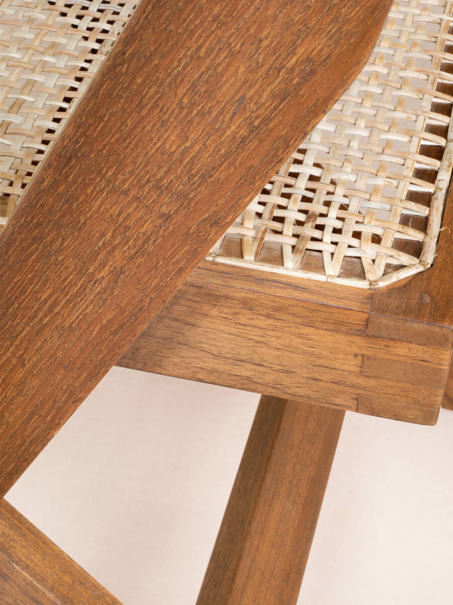 04 Library Chair Detail A Natural Teak