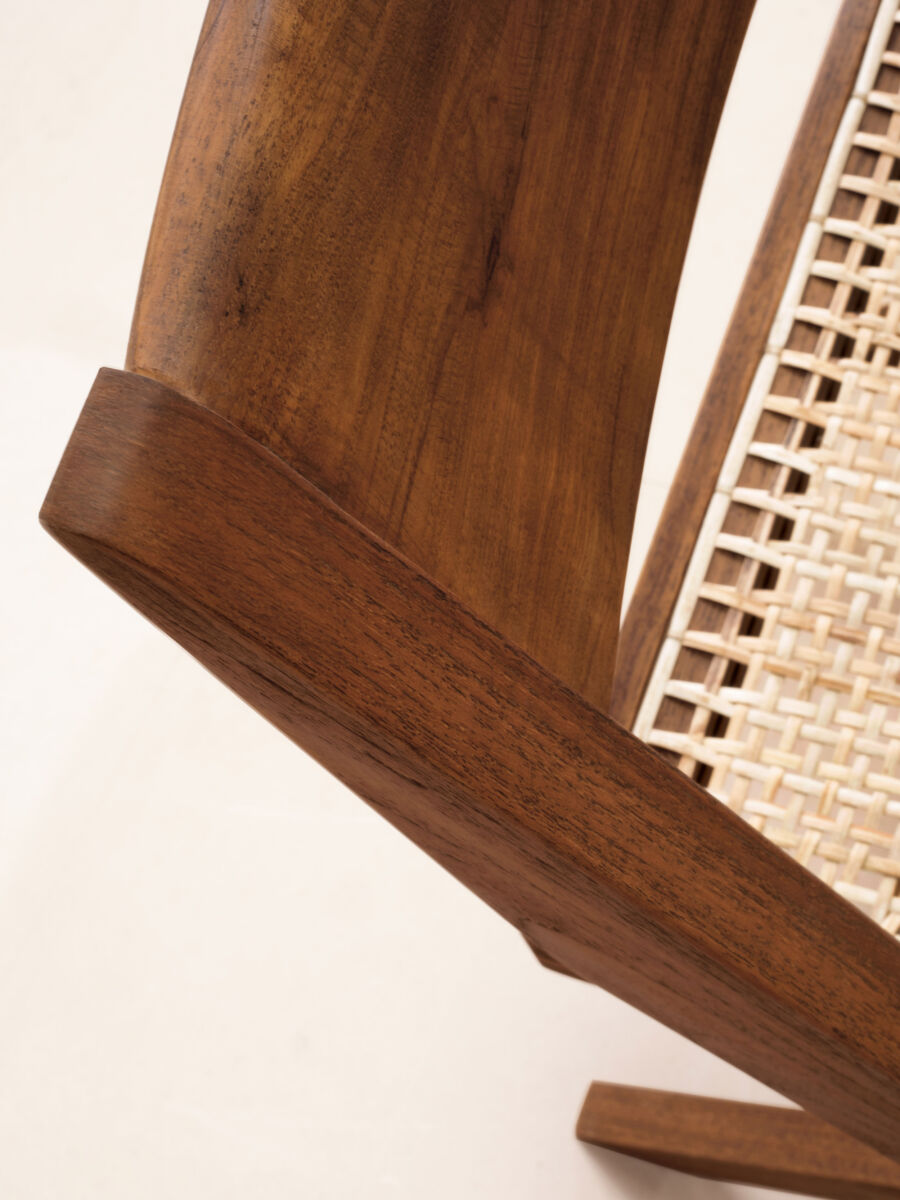 05 Library Chair Detail B Dark Stain