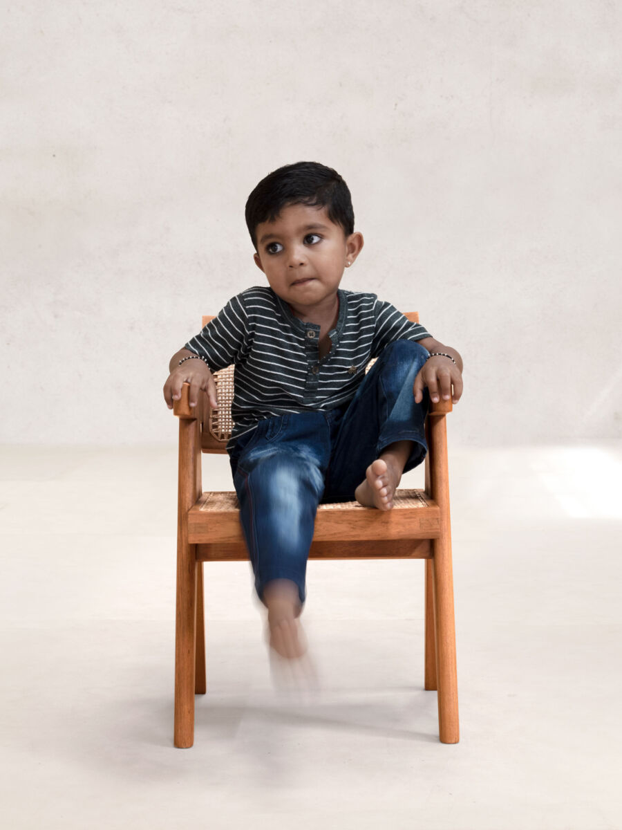 01 Baby OC Front Natural Teak