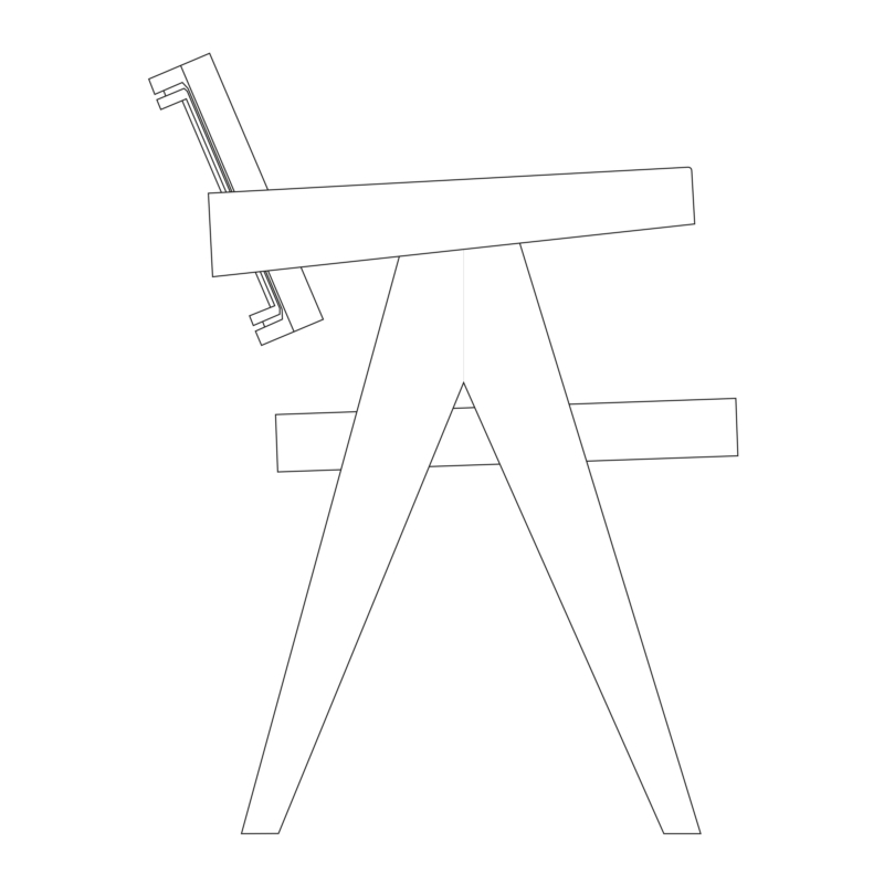 Office Chair V Leg 1