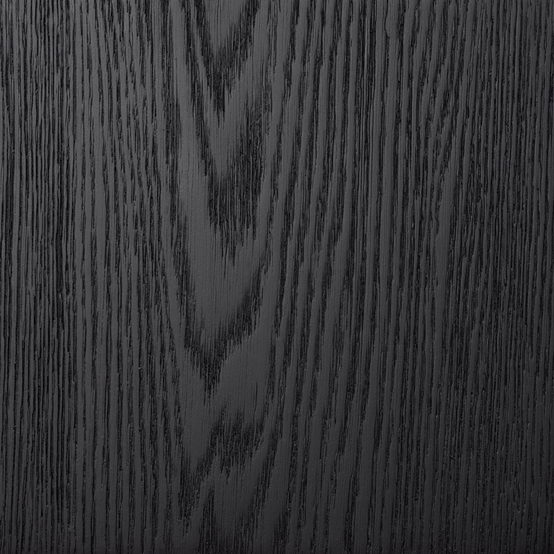 Colour swatch of Textured Black (Red Oak)
