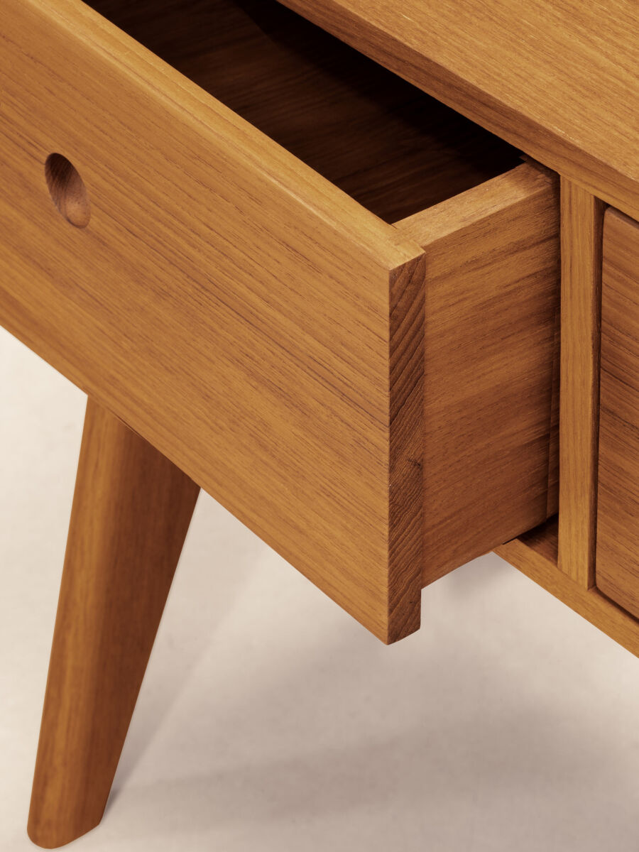 side-table-v-leg-phantom-hands-soft-close-drawer-galvanised-steel-channel-detail
