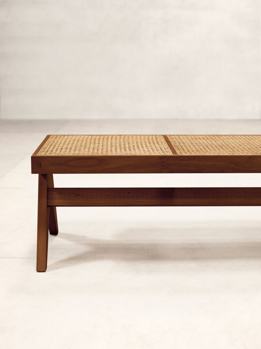 03 Chandigarh Bench Front Dark Stain