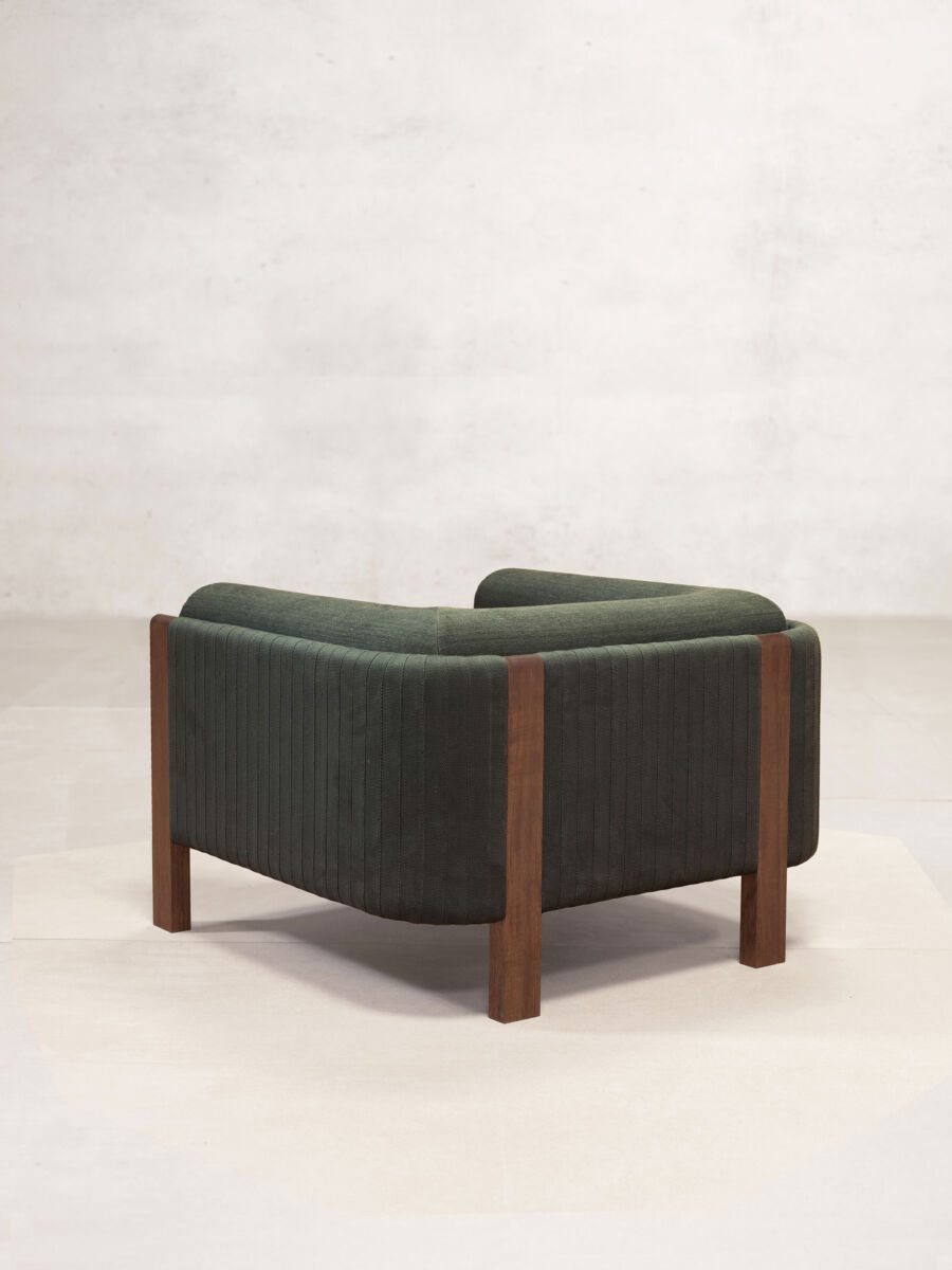 02 Green Sofa Isometric Rear