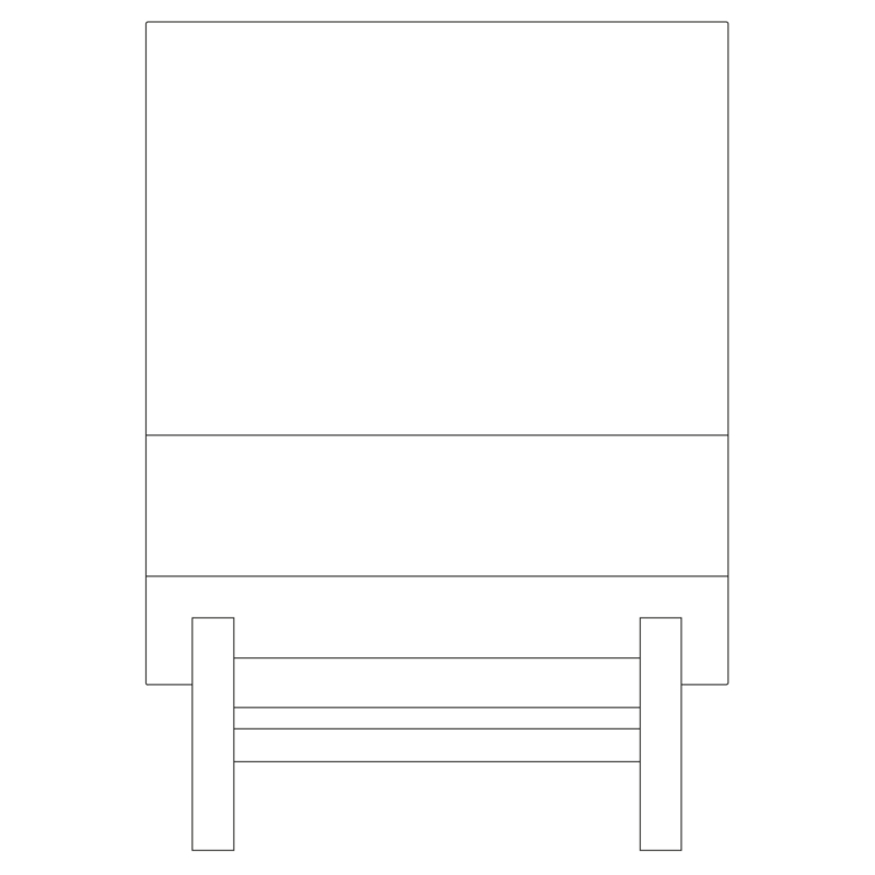 Upholstered Armless Chair 2
