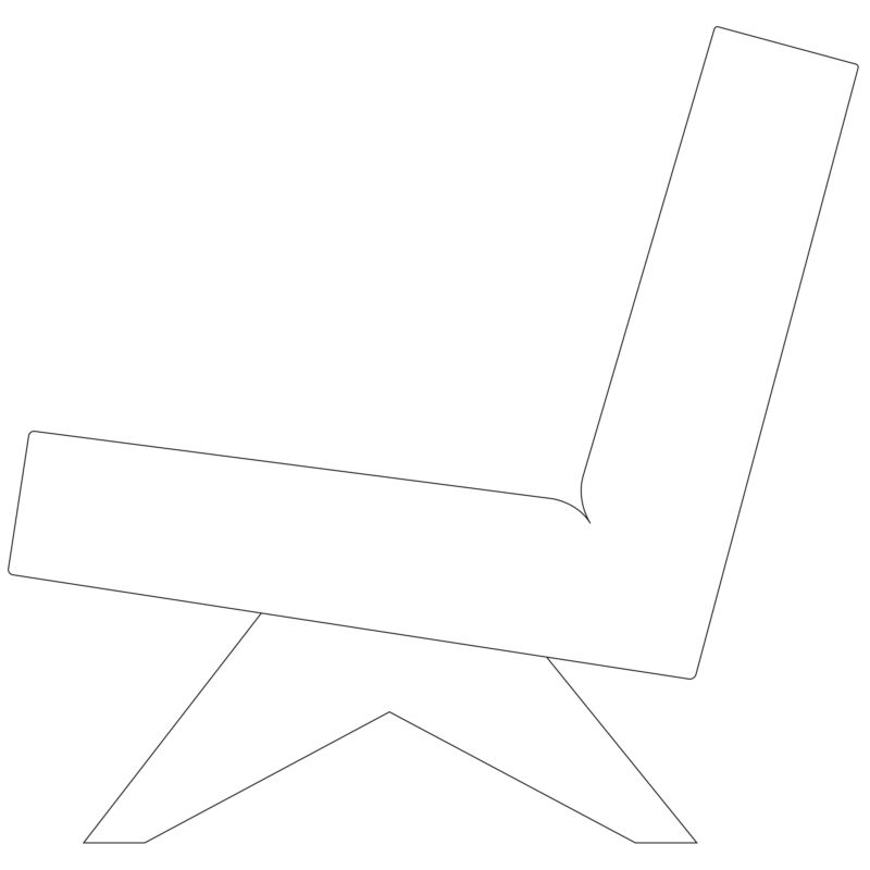 Upholstered Armless Chair 1