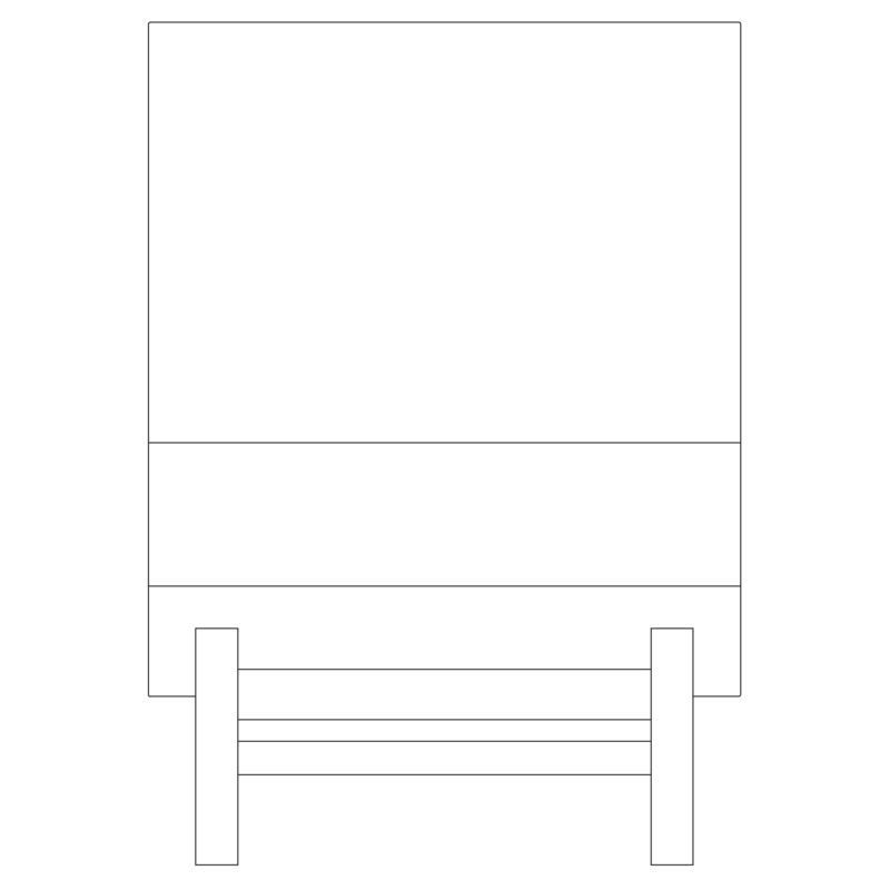 Upholstered Armless Chair 2