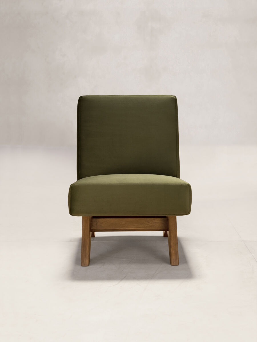 Mid century modern armless chair cheap