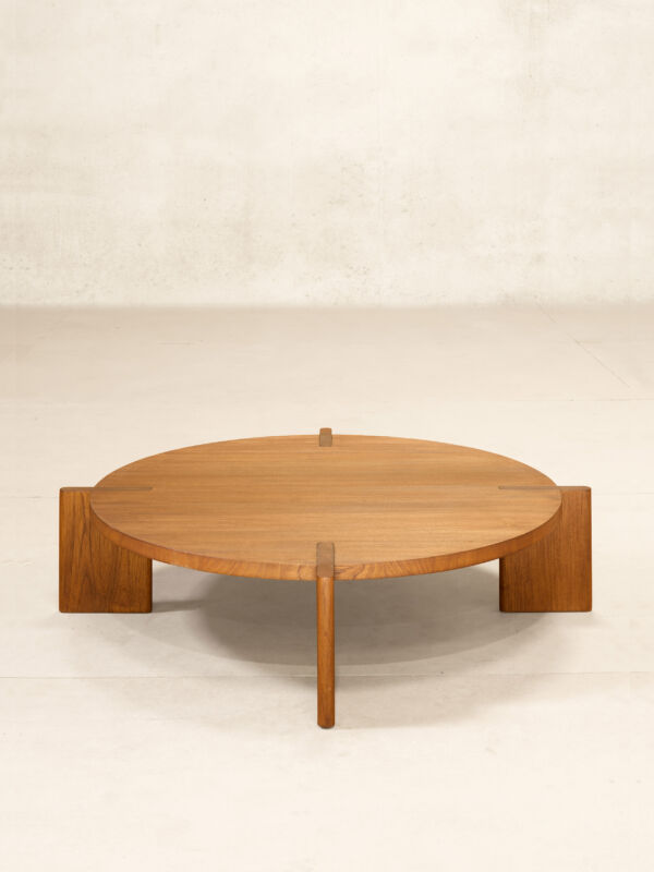 01 xl Low Table Teak Front