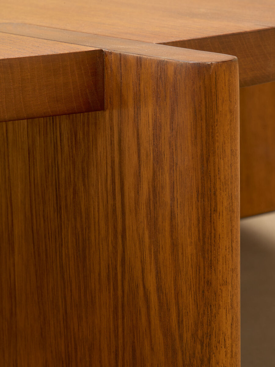 06 xl Low Table Teak Leg Detail