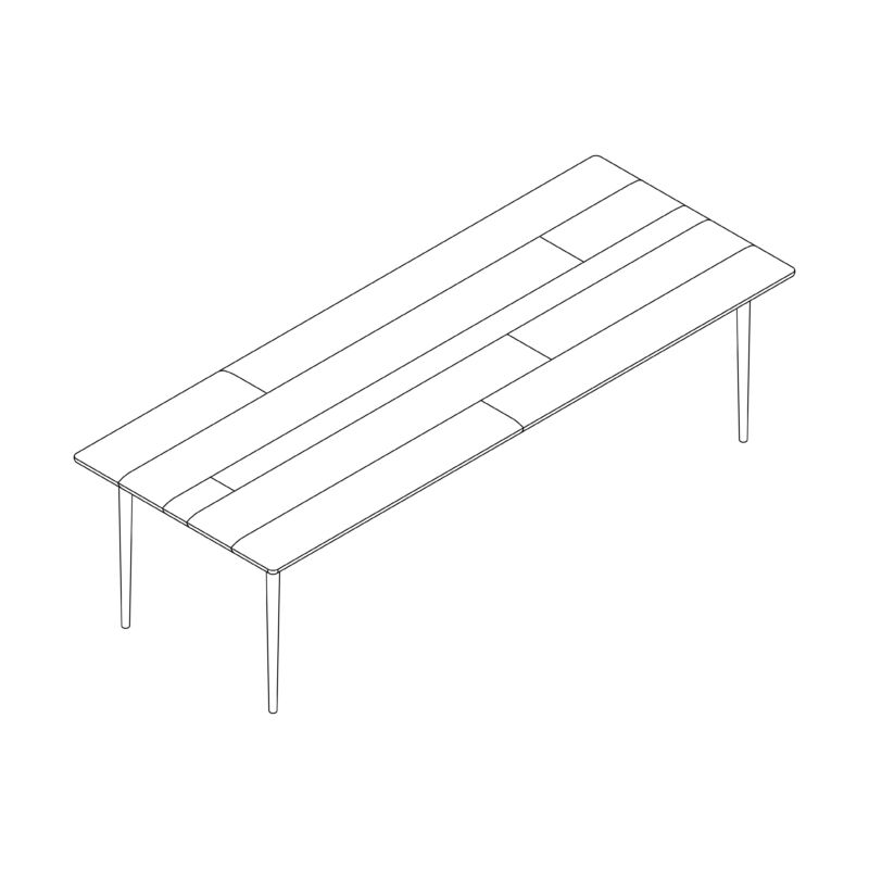 Tangāli Dining Table – Solid Teak, 6 or 8 Seater, INODA+SVEJE | Phantom ...