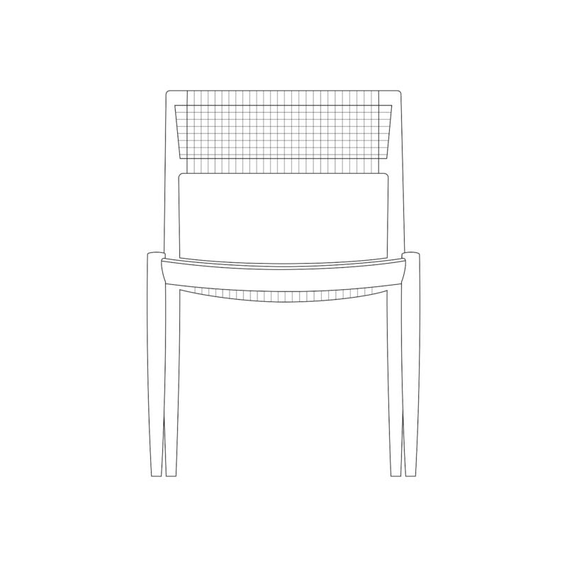 Tangali Dining Chair Armless 01