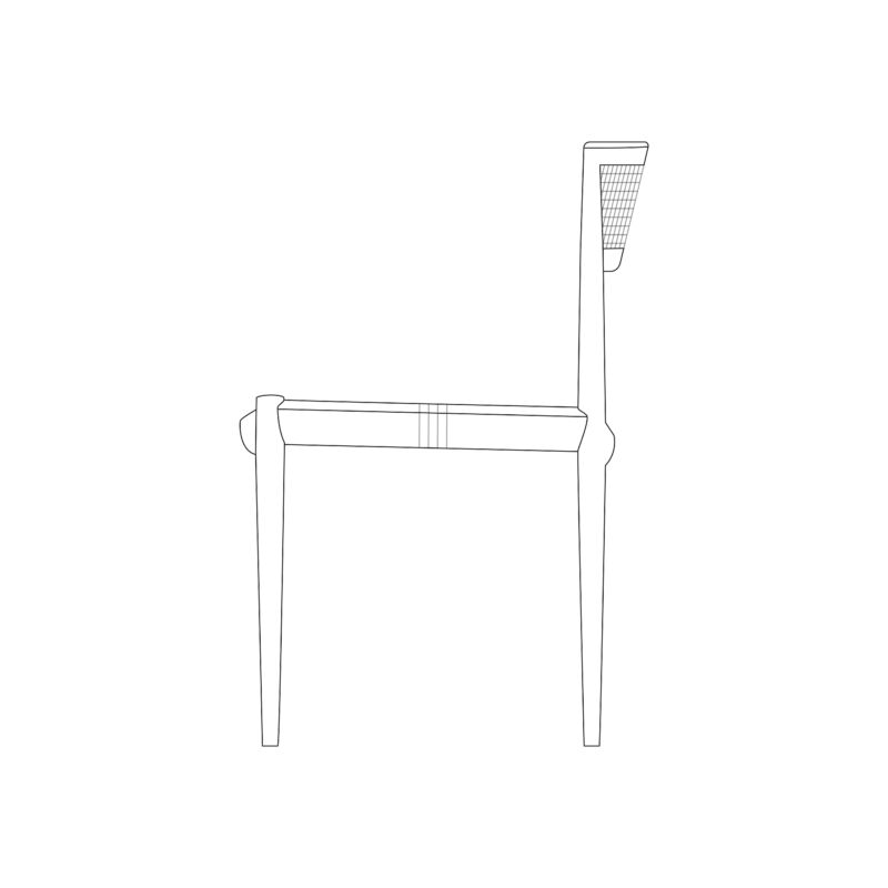 Tangali Dining Chair Armless 02