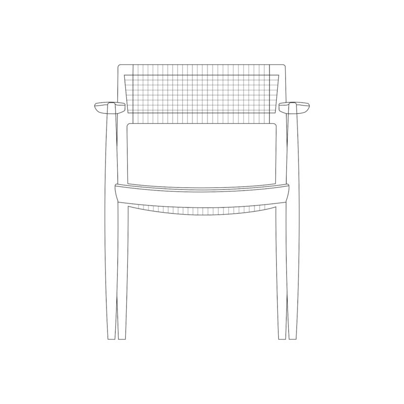 Tangali Dining Chair Both Arms 01
