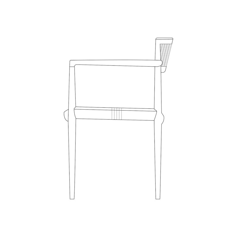 Tangali Dining Chair Both Arms 02