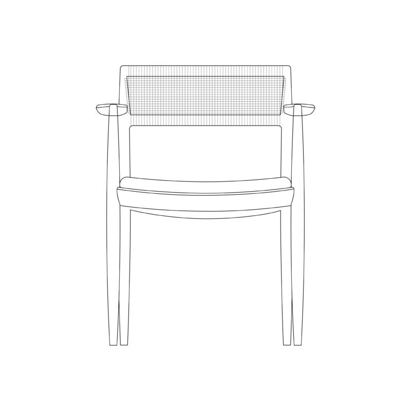 Tangali Dining Chair Upholstered 02