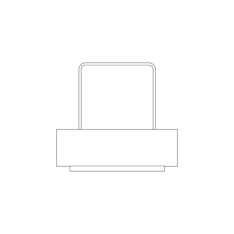 Uplighter Stand Brass Version 02