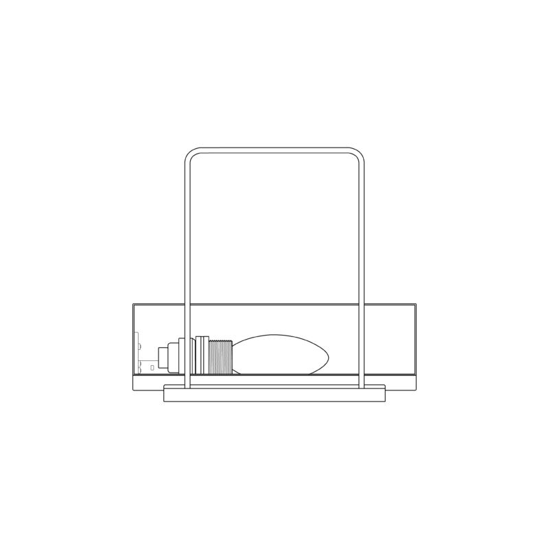 Uplighter Stand Brass Version 05