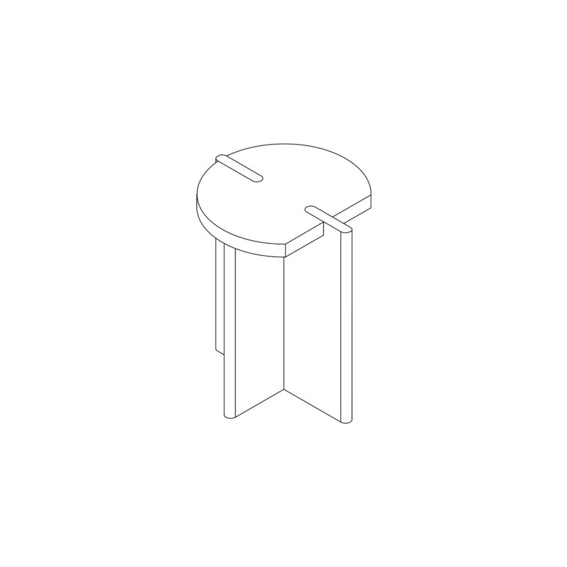 Cut Circular Stool 02
